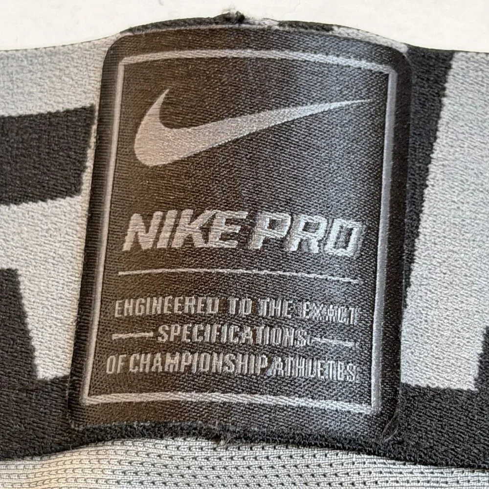 Nike Pro Dri Fit Compression Pants Mens Medium Gray Training Sports Gym Athletic